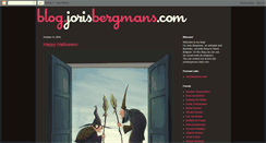 Desktop Screenshot of blog.jorisbergmans.com